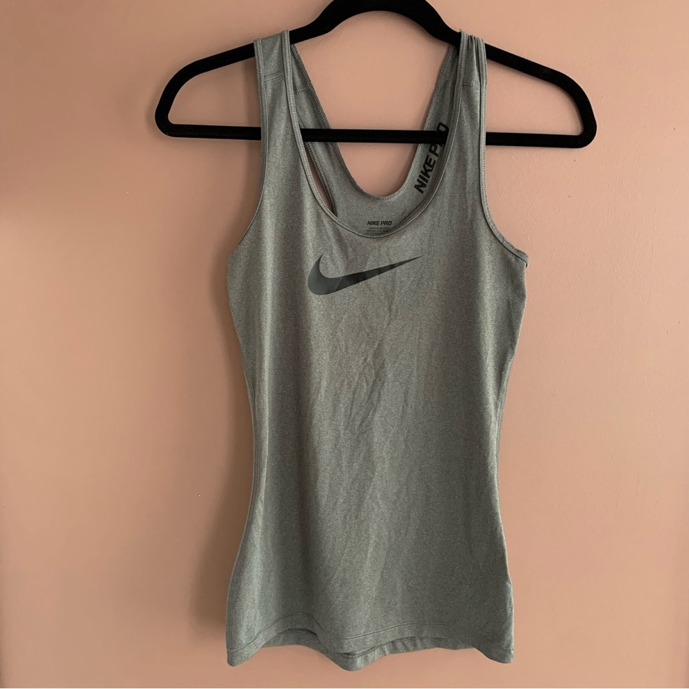 Nike pro cool Dri-fit tank top gray size XS - Picture 3 of 6